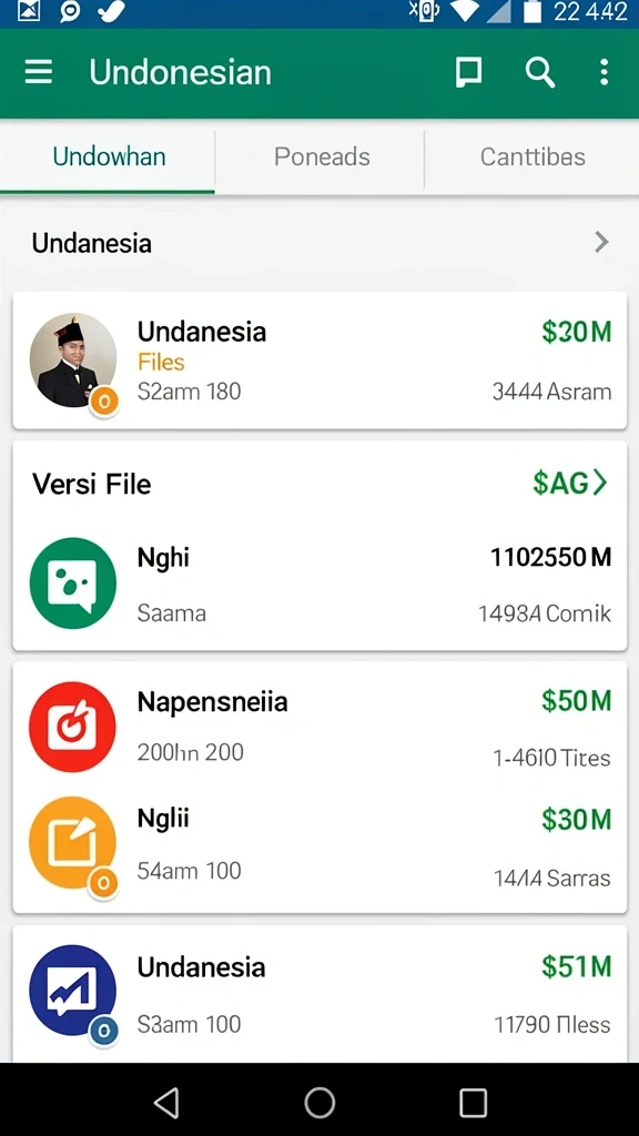 Fitur permainan menarik yang disediakan dalam aplikasi.