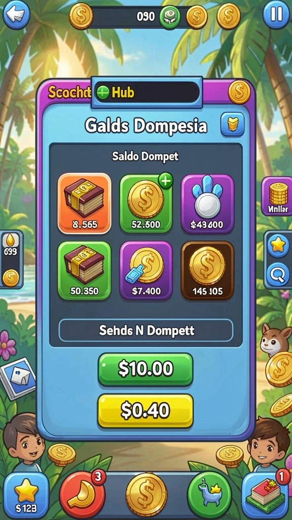 Tampilkan permainan slot dengan grafis menarik.