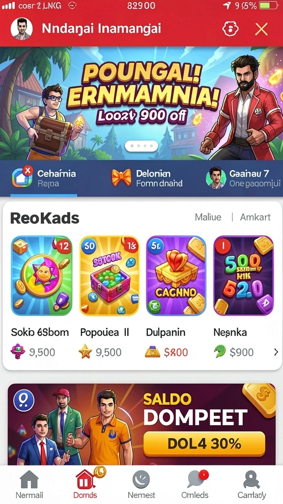 Tampilan antarmuka yang menarik dan mudah dinavigasi.