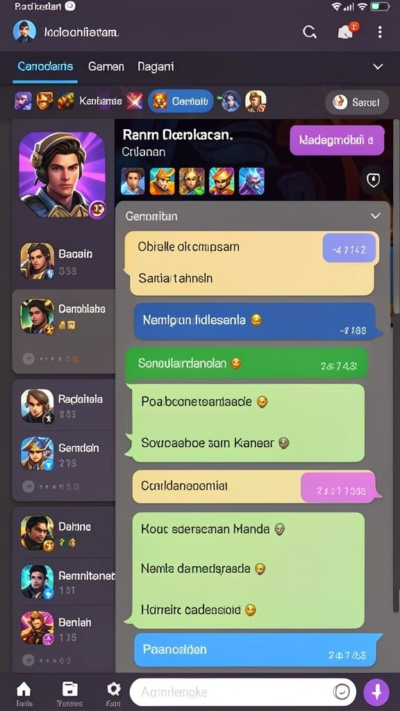 Pengguna berinteraksi dalam permainan BINGO188 yang seru.