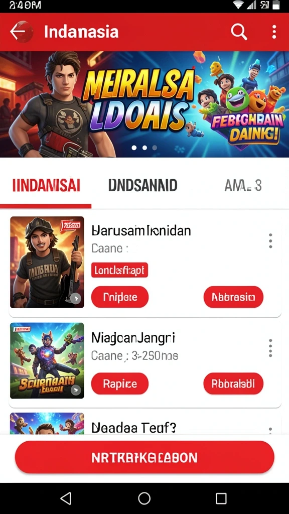 Karakter unik siap untuk dimainkan.