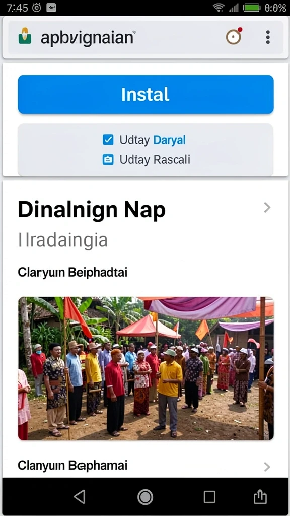 Screenshot menunjukkan level pertama yang penuh warna.