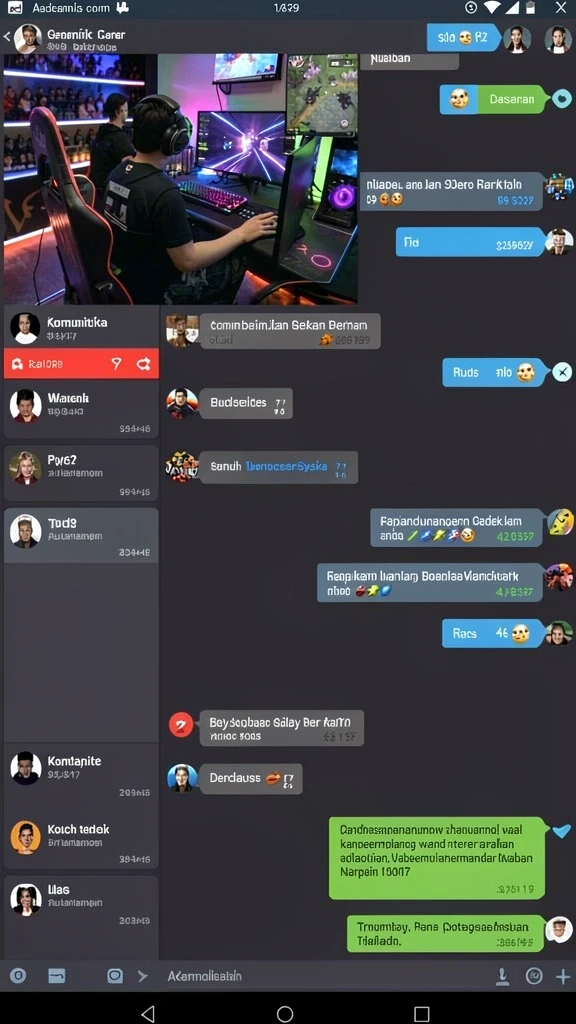 Tangkapan layar saat bermain level menantang.