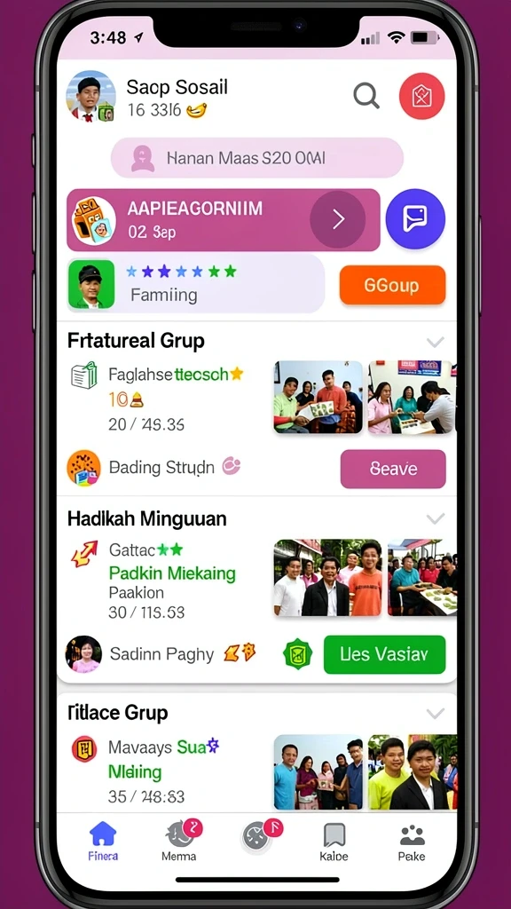 Tampilan antarmuka yang user-friendly.