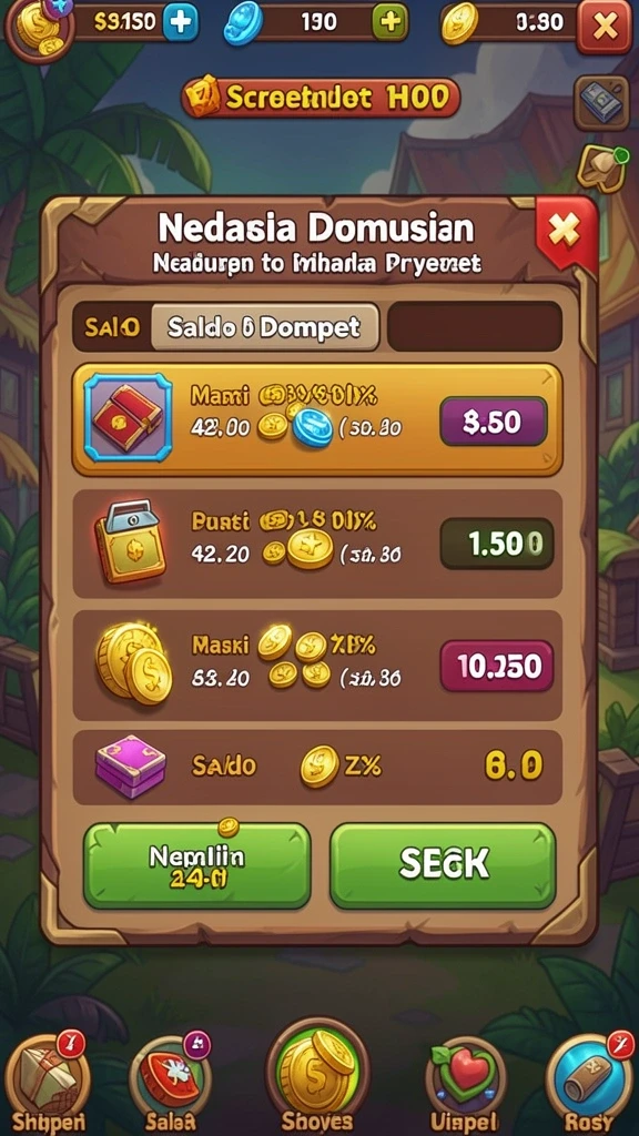 Menawarkan berbagai jenis permainan yang seru.