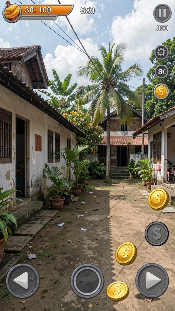 Screenshot memperlihatkan fitur sosial di dalam game.