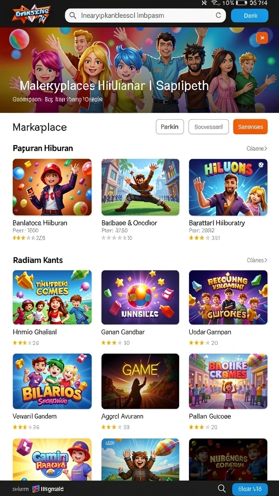 Fitur leaderboard untuk melihat peringkat teman.