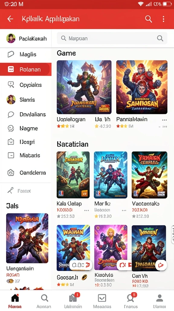 Tangkapan layar menampilkan aksi mendebarkan dalam permainan.