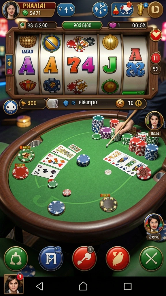 Pameran beragam karakter yang bisa dipilih dalam game.