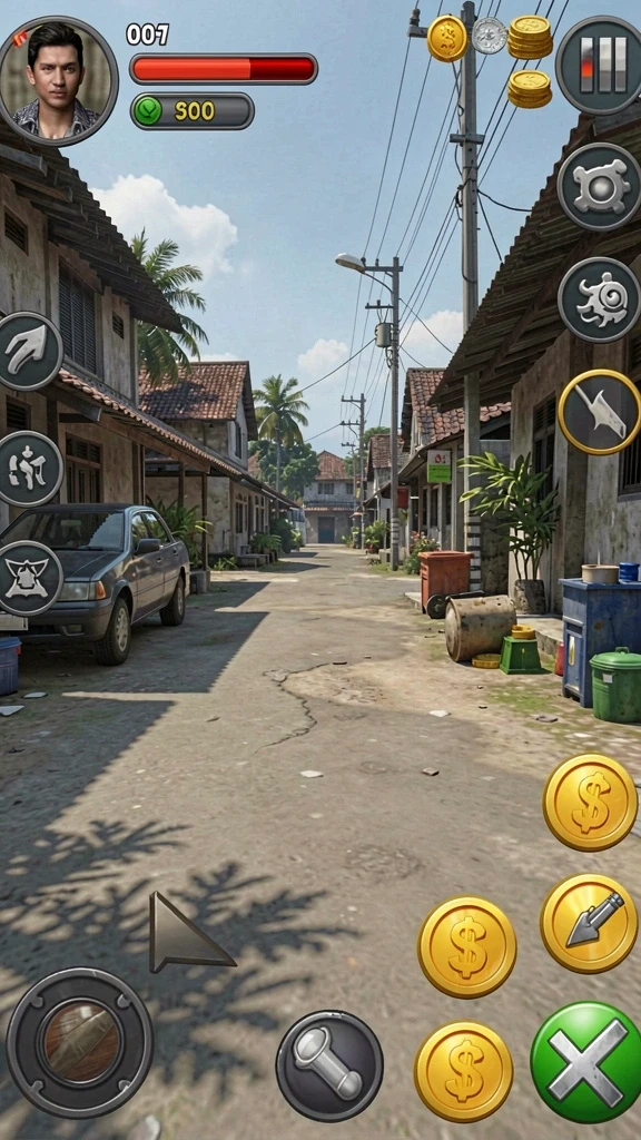 Gambaran karakter dengan detail yang luar biasa.