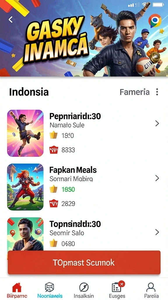 Tampilan antarmuka yang menarik dan mudah digunakan.