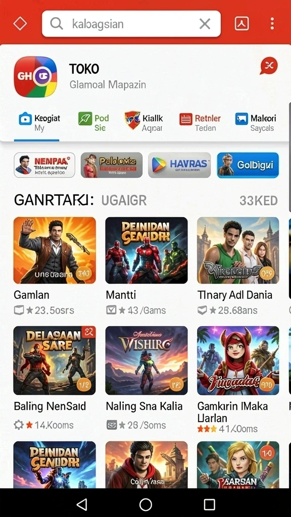 Tangkapan layar menunjukkan karakter utama yang sedang beraksi.