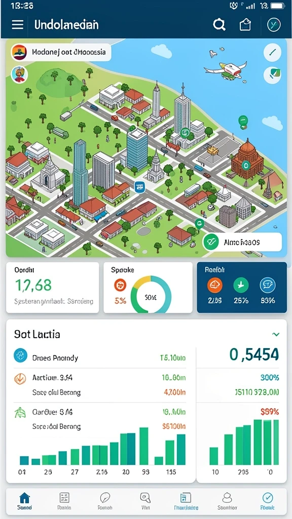 Screenshot pertama menunjukkan pilihan permainan yang bervariasi.