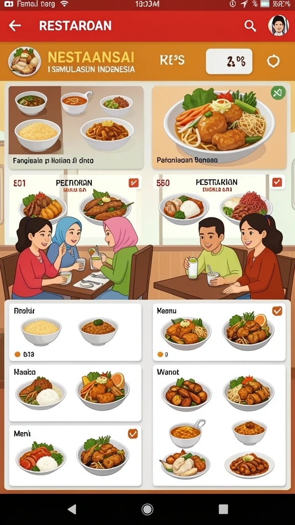 Gameplay seru yang dapat dinikmati bersama teman.