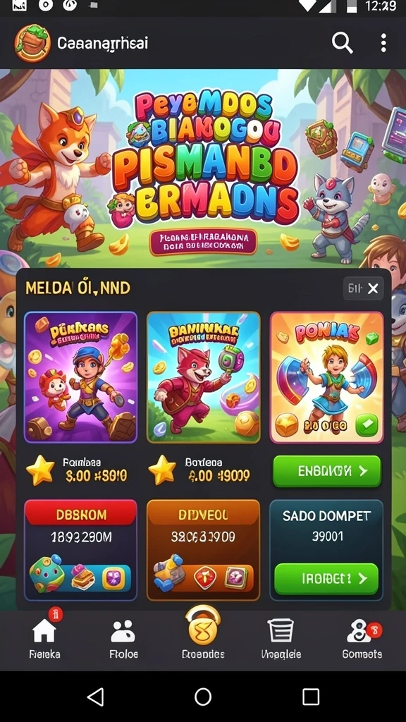 Tampilan awal permainan RPVIP8 yang menarik.