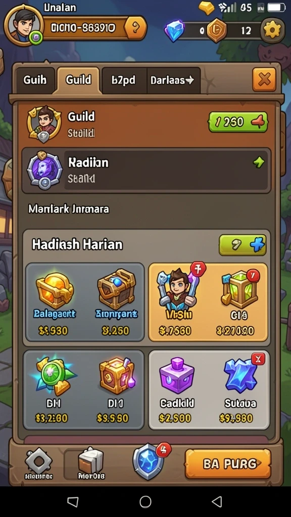 Screenshot menunjukkan karakter utama dalam misi.