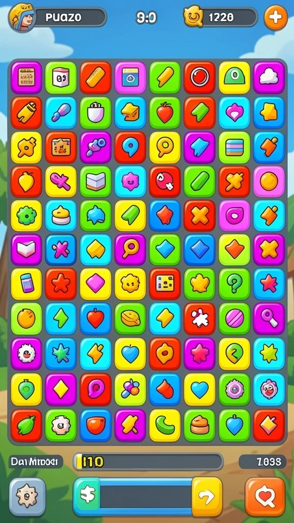 Screenshot 1: Tampilan awal permainan dengan karakter utama.